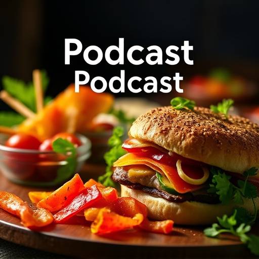 Podcast cover for Madmagasinet, en podcast om mad og gastronomi.